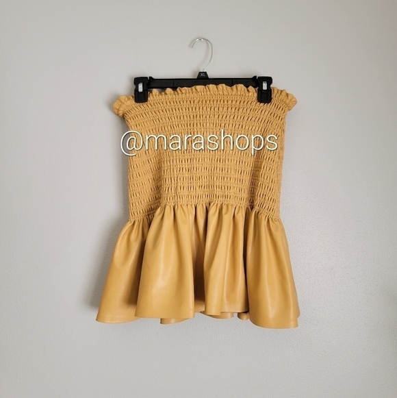 ALC Jenny Vegan Leather Skirt - Picture 4 of 7